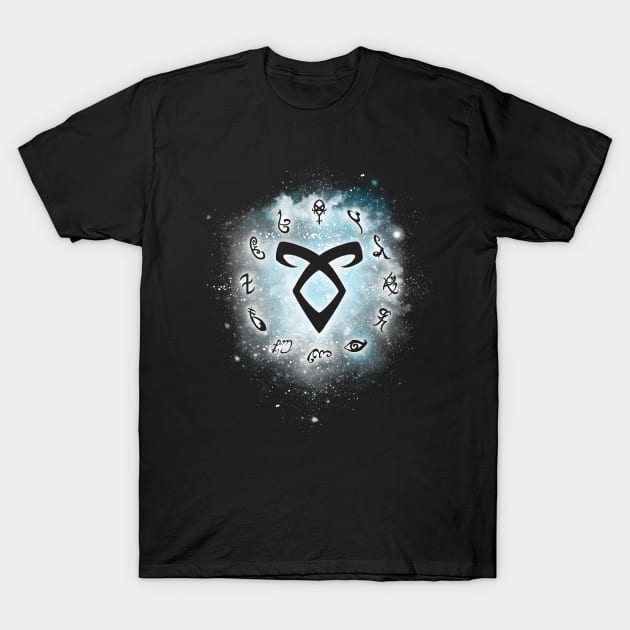 The Shadow Runes T-Shirt by HappyLlama